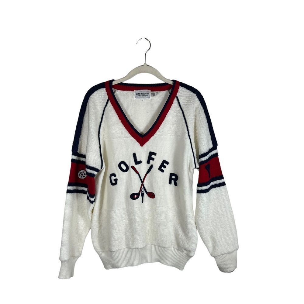 Vintage 1970’s 1980’s Lamode Dugolf Active Sportswear Golfers Sweater